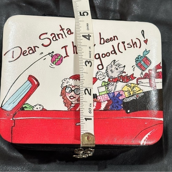 Brighton Dear Santa I have been good (ish) Jewelry Box Travel Case - Picture 15 of 16